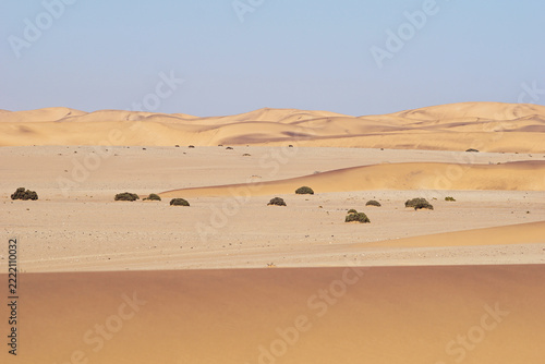 Sand dunes in Namibia