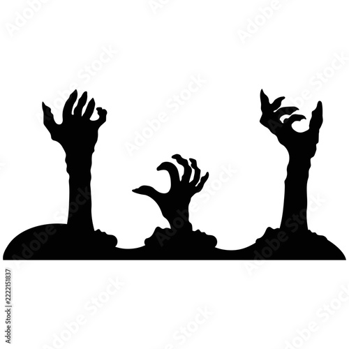 Halloween Zombie Hands