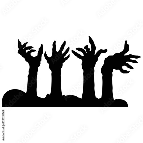 Halloween Zombie Hands