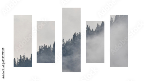 abstract city skyline