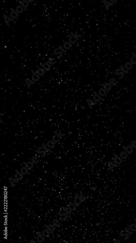 Falling Snow Dust Particles Isolated on Alpha Channel Seamless Loop 3D Animation
