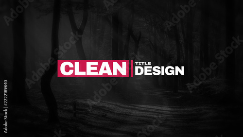 Clean Bold Typography Titles 01