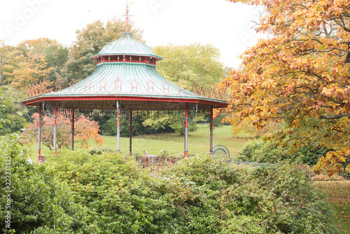 beatles bandstand in autumn