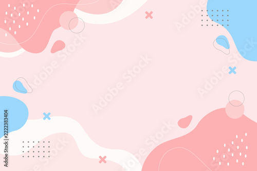 Soft pastel shapes float gently across the frame