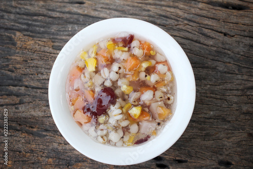 Mixed Grain Soup with Beans and Vegetables