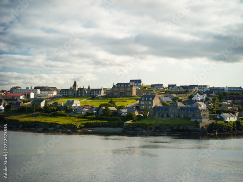 Lerwick, Shetland, Scotland, United Kingdom, 11th July 2026, Lerwick harbour viewed from departing ferry