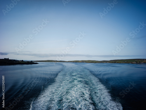 Lerwick, Shetland, Scotland, United Kingdom, 11th July 2026, Lerwick harbour viewed from departing ferry