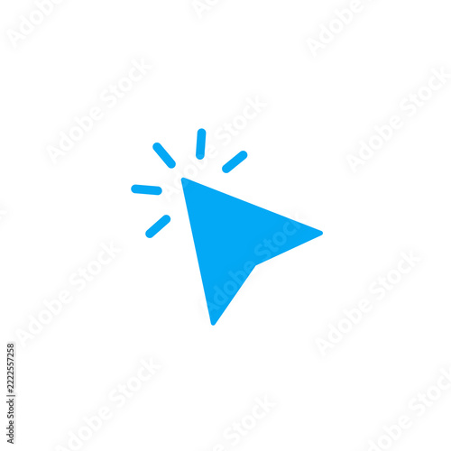 blue arrow icon