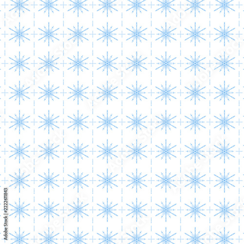 seamless pattern with snowflakes
