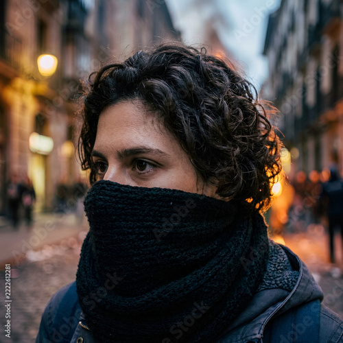 émeutier masqué
