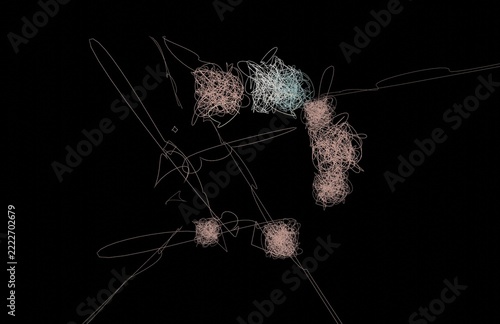 Amber on Black Looped Animated Abstract Background for Image Projects Tabloid 300dpi 