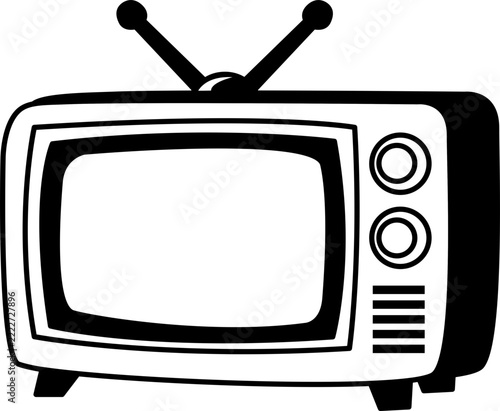 retro tv set