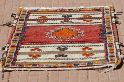 Traditional Moroccan Amazigh Carpet, Handmade Berber Carpet