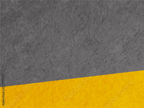 Black and gold wrinkled paper texture background material