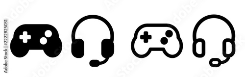 set of vector game illustrations
