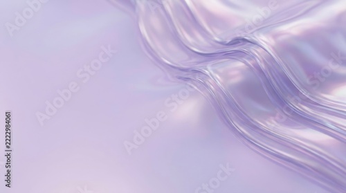 Iridescent Lavender Liquid Glass Background for Beauty Branding