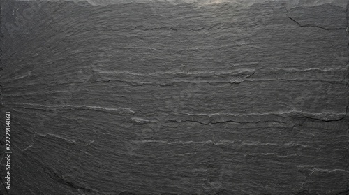 Dark Charcoal Slate Texture with Fine Mineral Layers