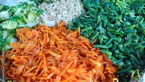 carrots and peas
