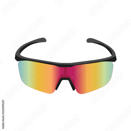 running glasses for men and women vector design