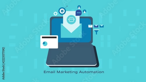 AI driven automatic email marketing campaign, measure open rate, conversion on analytics paltform.