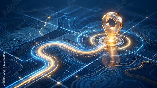 Digital Map Navigation and Location Tracking Concept