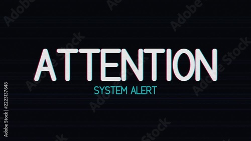 Glitch Title System Alert
