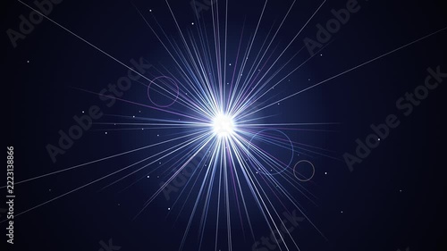Glowing Starburst Rays