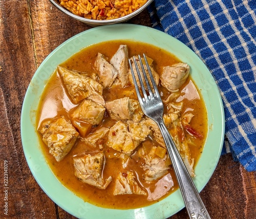 Butter chicken in a bowl