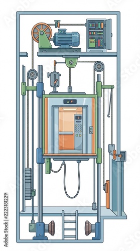 Detailed CrossSection of Industrial Water Treatment System.