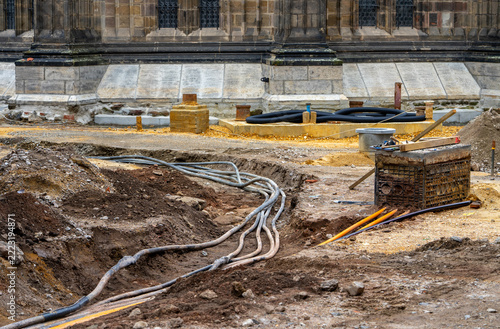 Urban Power Line Renovation and Electrical Infrastructure Work