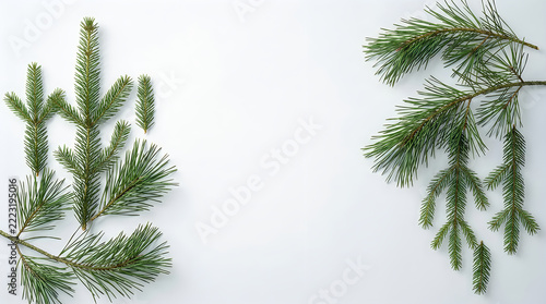 Close-up of pine tree needles and cones
