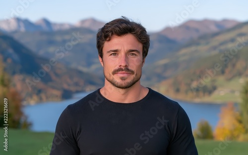 Austrian Man in Mountains