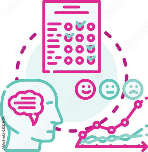 User research professional analyzing feedback from various customer satisfaction surveys and evaluations, prioritizing consumer experience and continuous product improvement