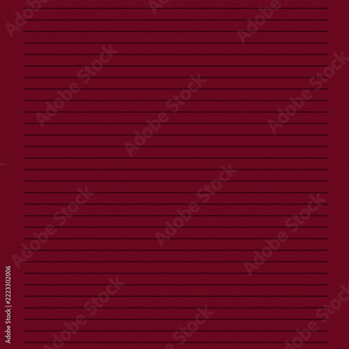 Luxury Red Lined Paper Notebook Background Template