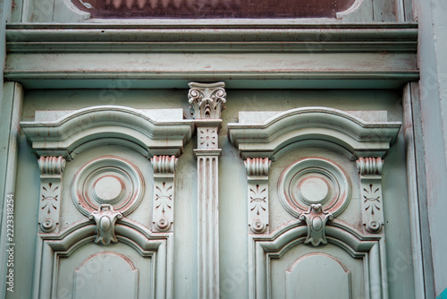 detail of a church door