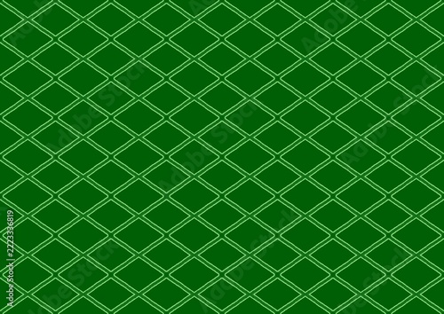 Green Geometric Diamond Lattice Seamless Pattern Background
