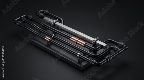 Industrial Coolant Pipe Assembly for AI Infrastructure