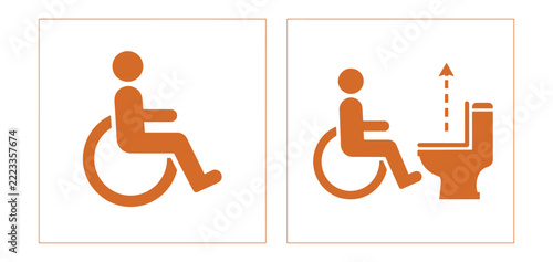 Handicap parking sign
