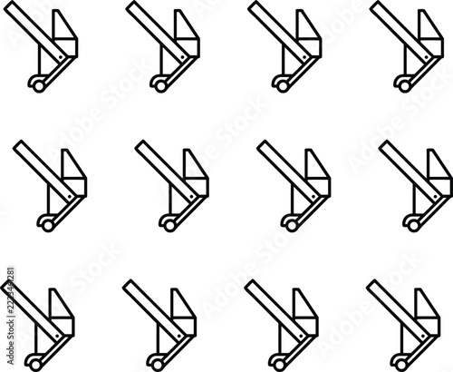 paper clips on black background