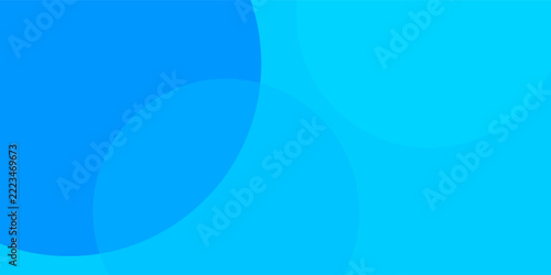Abstract background blue with dynamic circle shape elements. Trendy and modern geometric gradient background. Vector Illustration