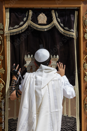 Bar Mitzvah ceremony at the Western Wall in Jerusalem, Israel