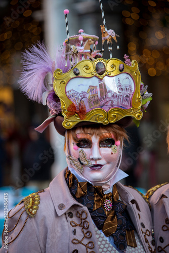 Venice Carnival Mask - Merry-Go-Round Headdress
