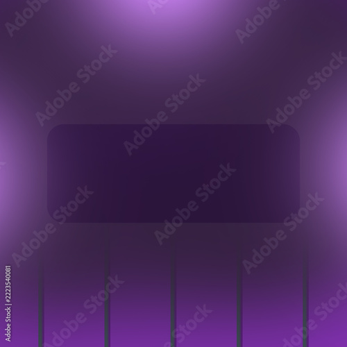 Purple Gradient Rectangle with Soft Edges and Vertical Lines
