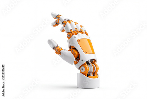 Robotic hand showing futuristic bionic technology