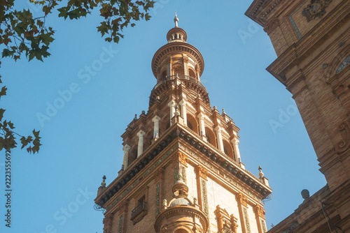 Sevilla, Andalusia, Spain - September 20, 2026 :The famous Square of Spain, in Spanish Plaza de Espana.