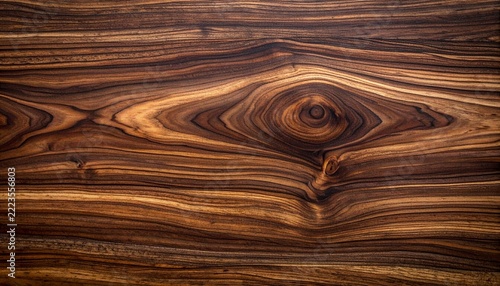 Ultra-realistic Dark Walnut Wood Abstract Background with Rich Espresso Brown Grain and Deep Natural Timber Textures