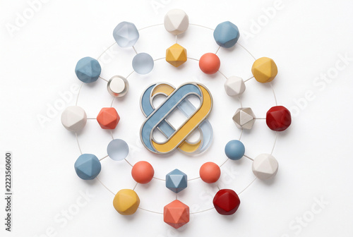 Blockchain network connecting abstract ownership tokens