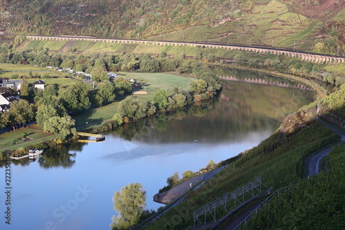 Landschaft Mittelmosel im Herbst, Rheinland-Pfalz