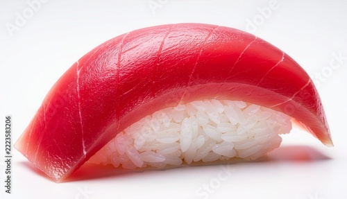 クローズアップしたマグロの握り寿司