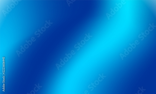 Deep blue cyan liquid fluid soft gradient banner background. Color blend blur wave flow motion. Soft light glow shine effect. Smooth wave element on transparent background